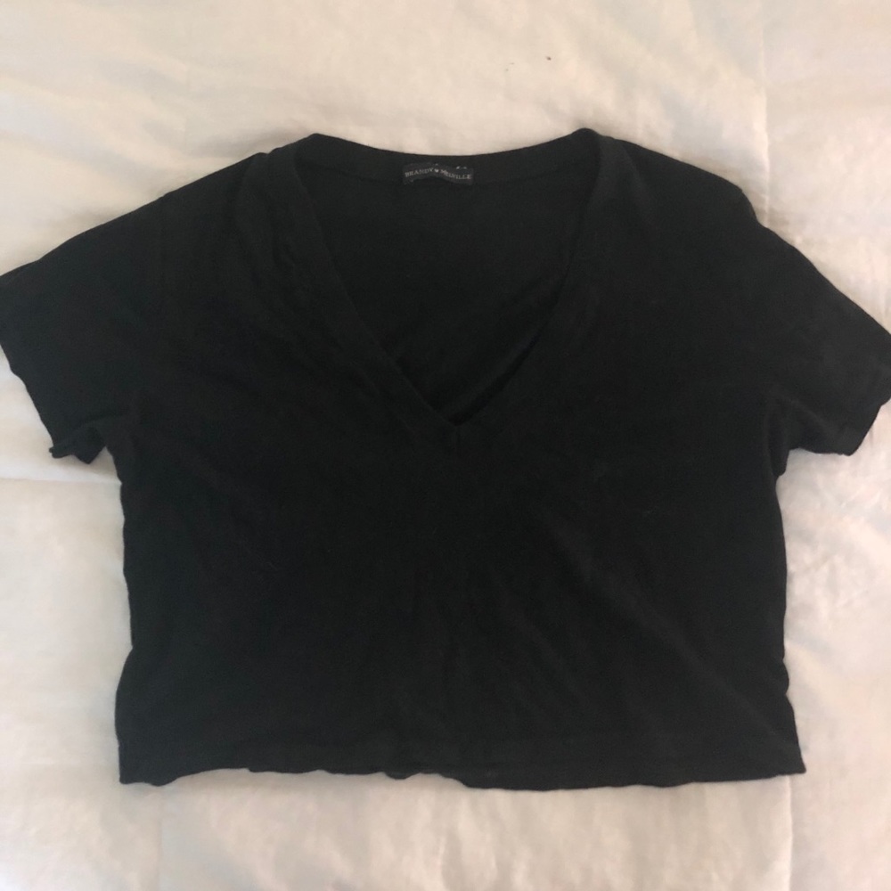 Black Brandy Melville crop top